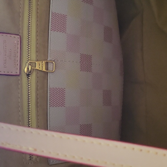 Designer bag gorgeous large tote and shoulder dust cover ✨️ ♥️color yellow pink - Picture 3 of 8